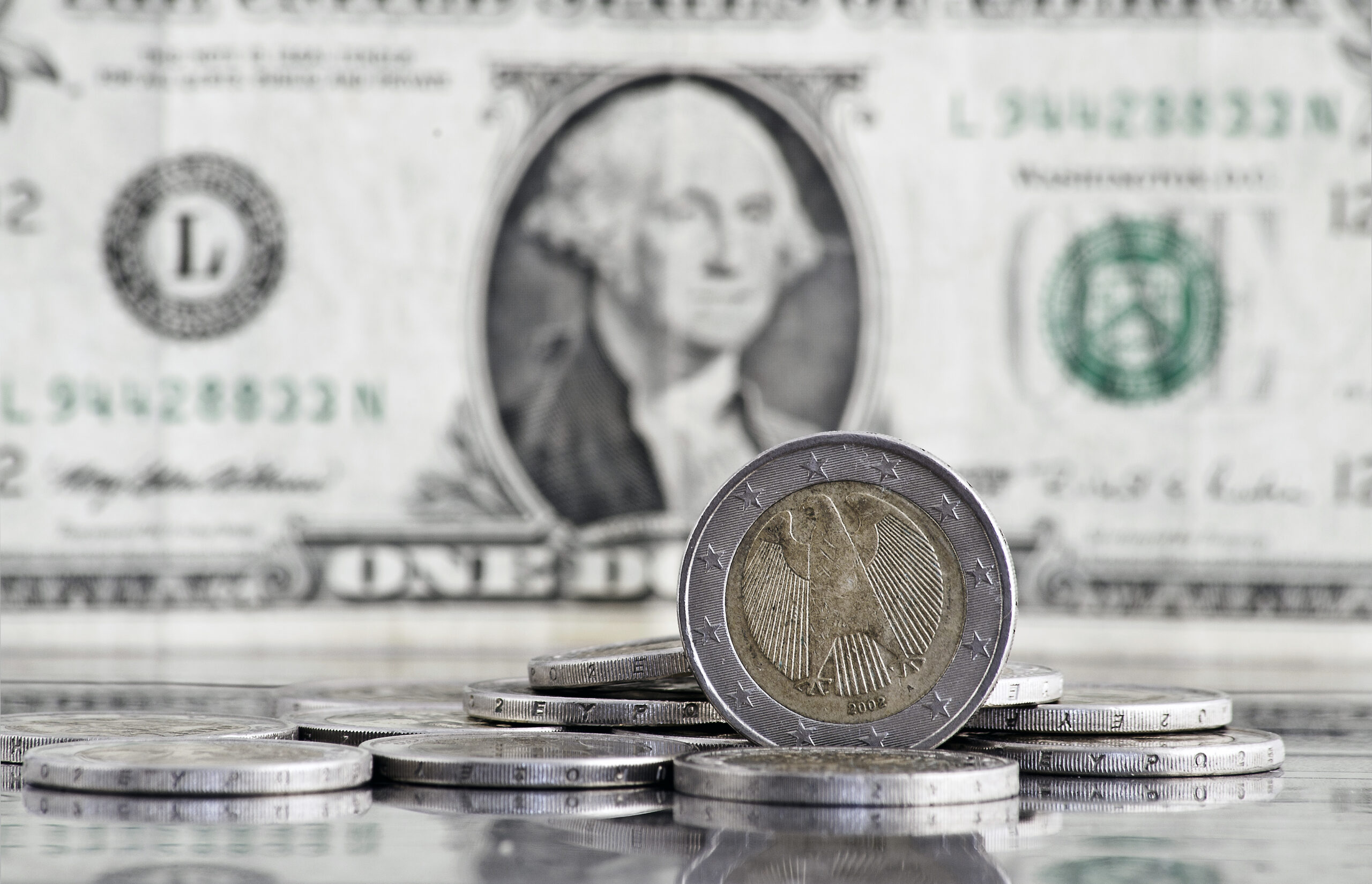 Concept of euro and dollar Concept of euro and dollar