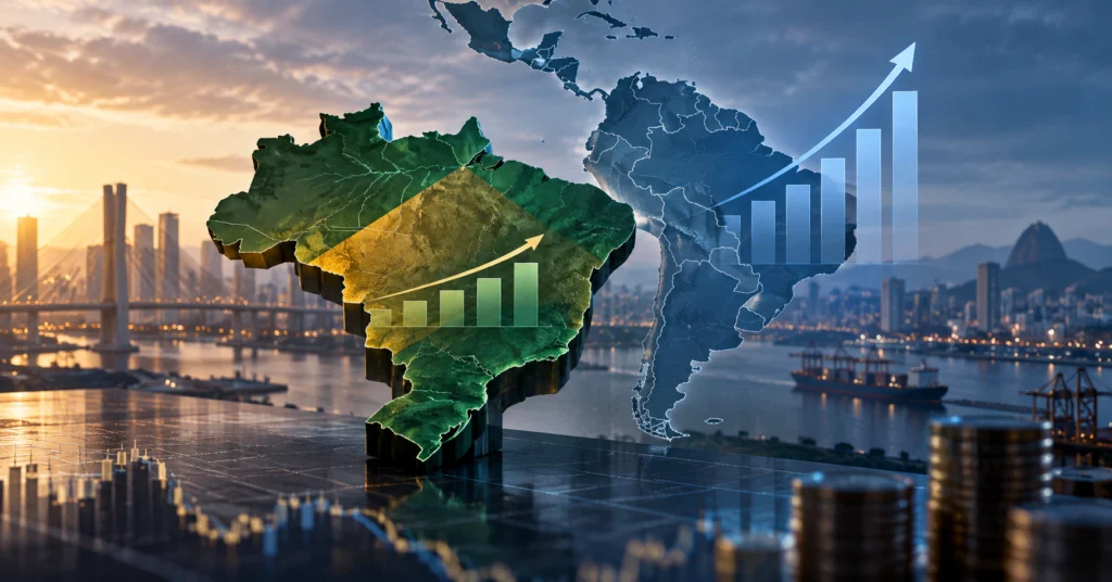 Brasil E America Latina Em Crescimento Divergente